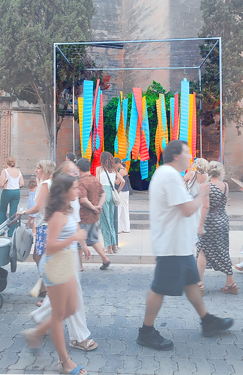 Paper Dance en Art Nit Campos, Mallorca, 2024